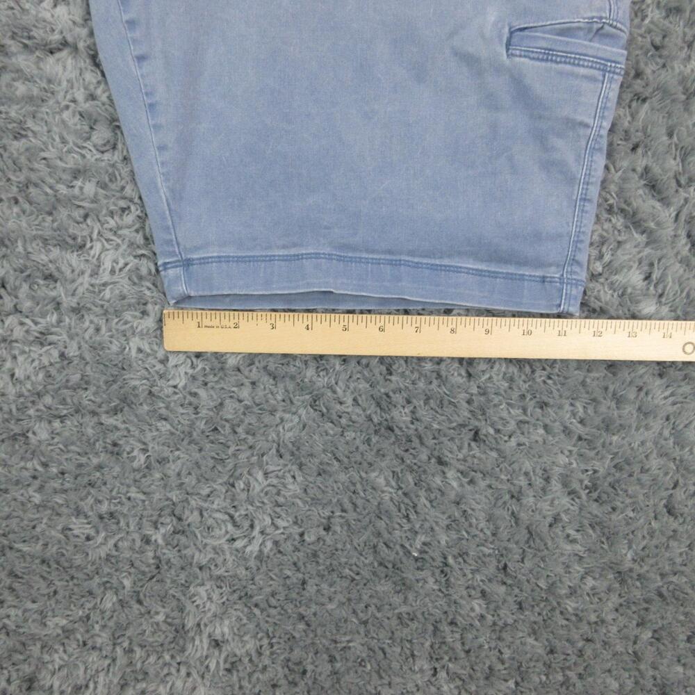 Tommy Bahama Shorts Mens 42 Blue Flat Front Stretch Chino Tencel Blend 41x9* - Picture 7 of 15